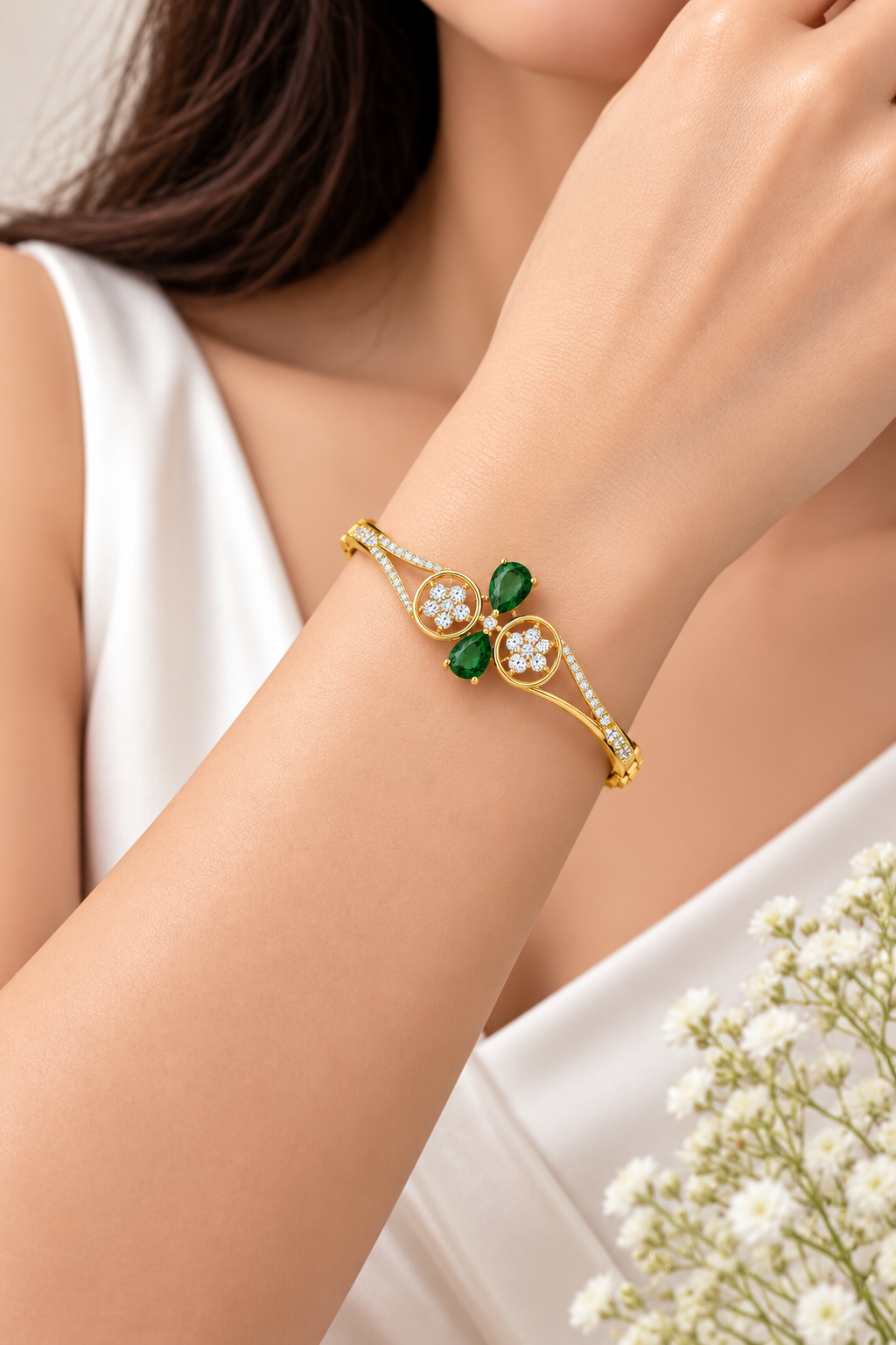 Emerald Garden Signature Bangle