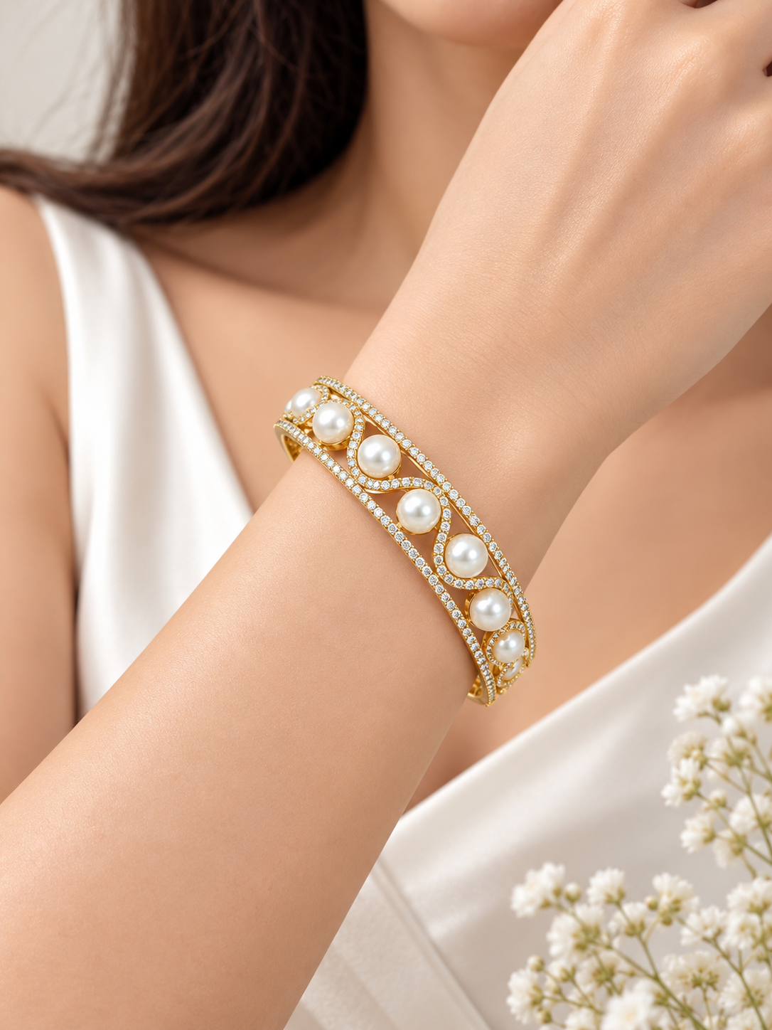 Seraphina Diamond Link Bangle