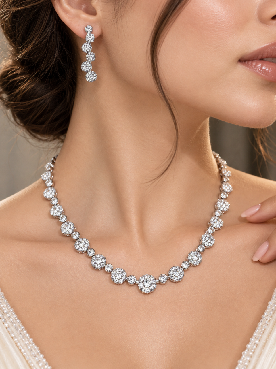Celestial Bloom Diamond Set