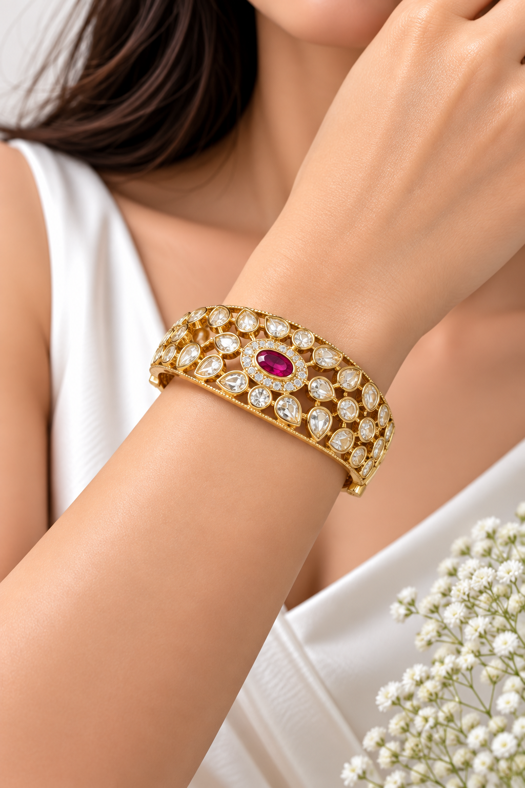 Regal Ruby Radiance Bangle