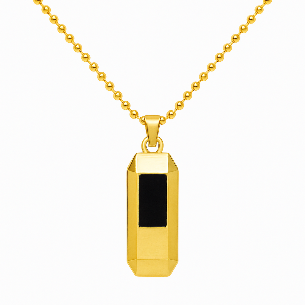 Sleek chain luxury Gold Pendant