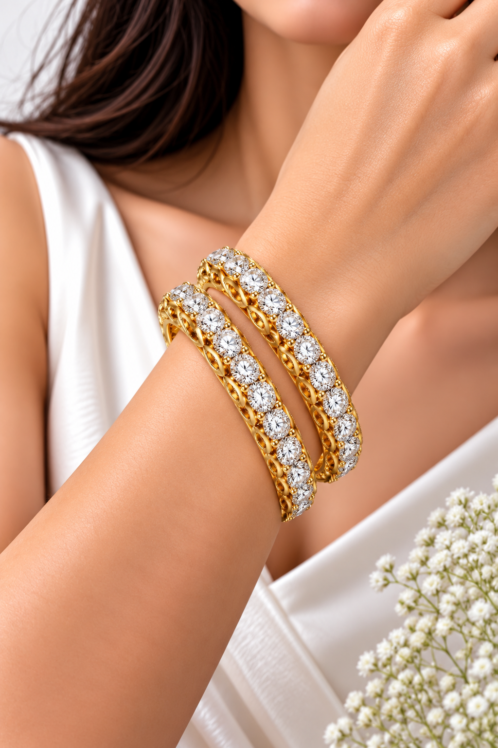 Eternal Radiance Diamond Hoops