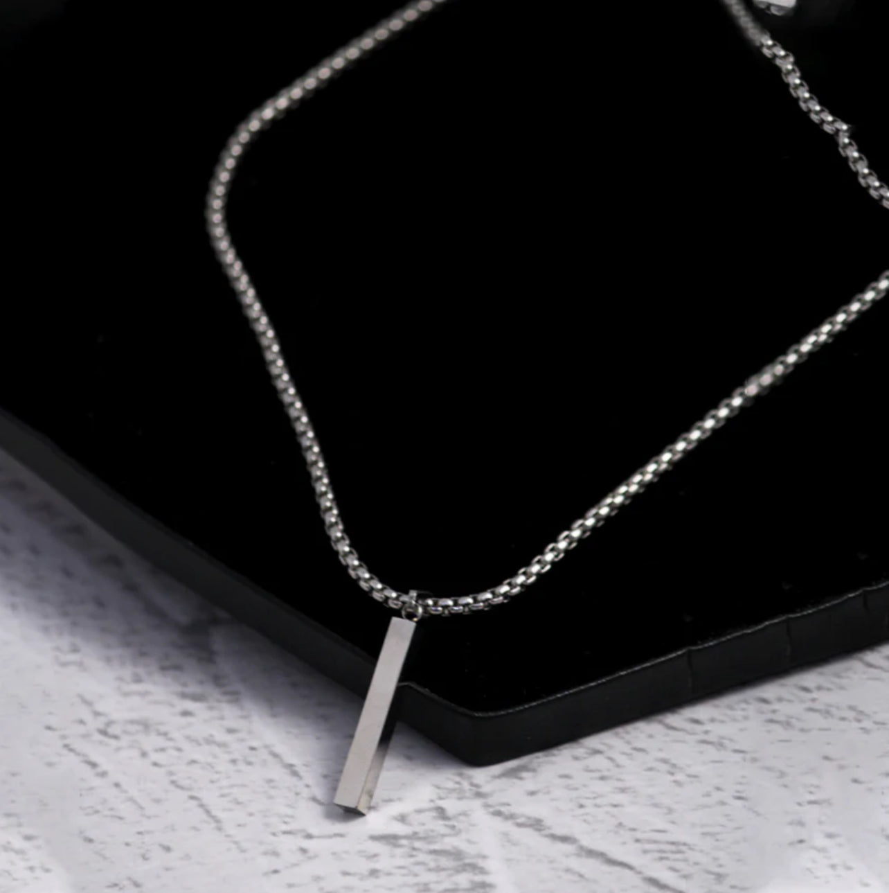 Bold Silver Pendant Chain