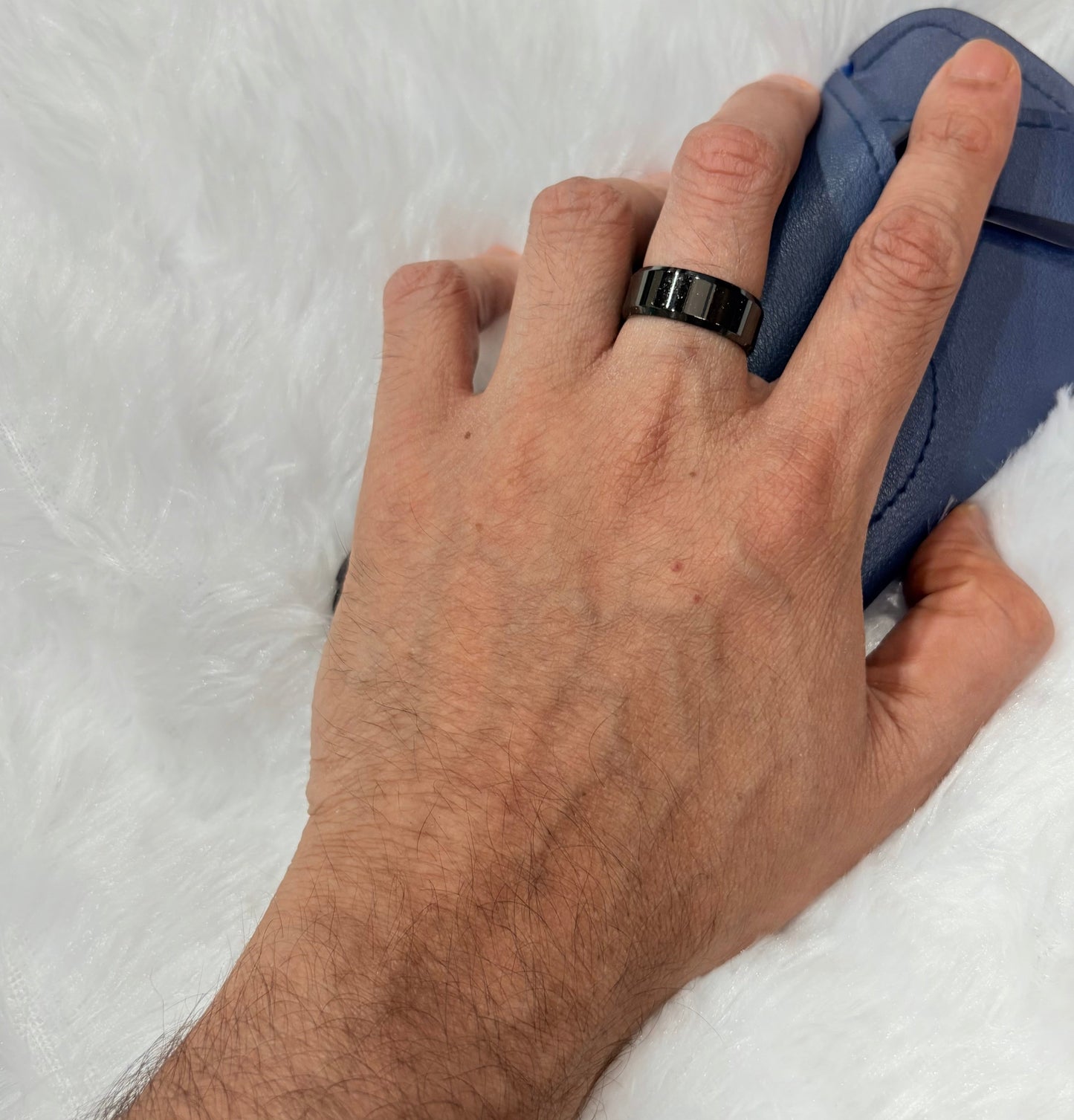 Luxury Black Metal Rings