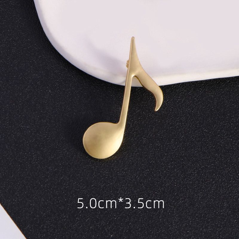 Minimal music note Brooch