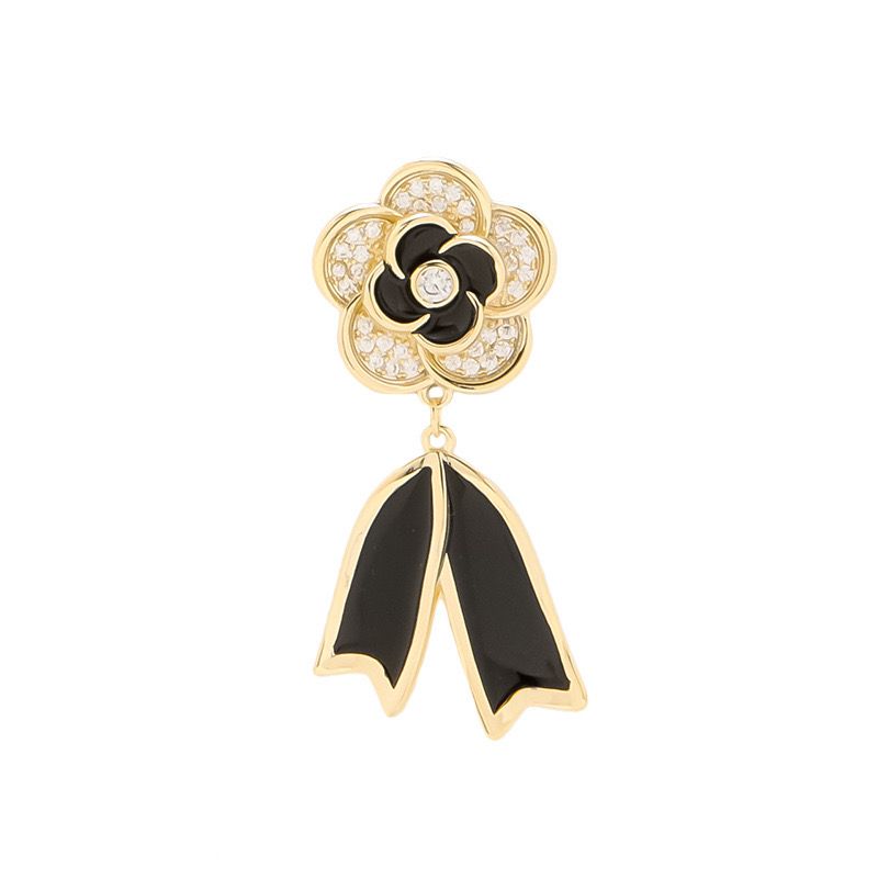 Flower with drop design Brooch