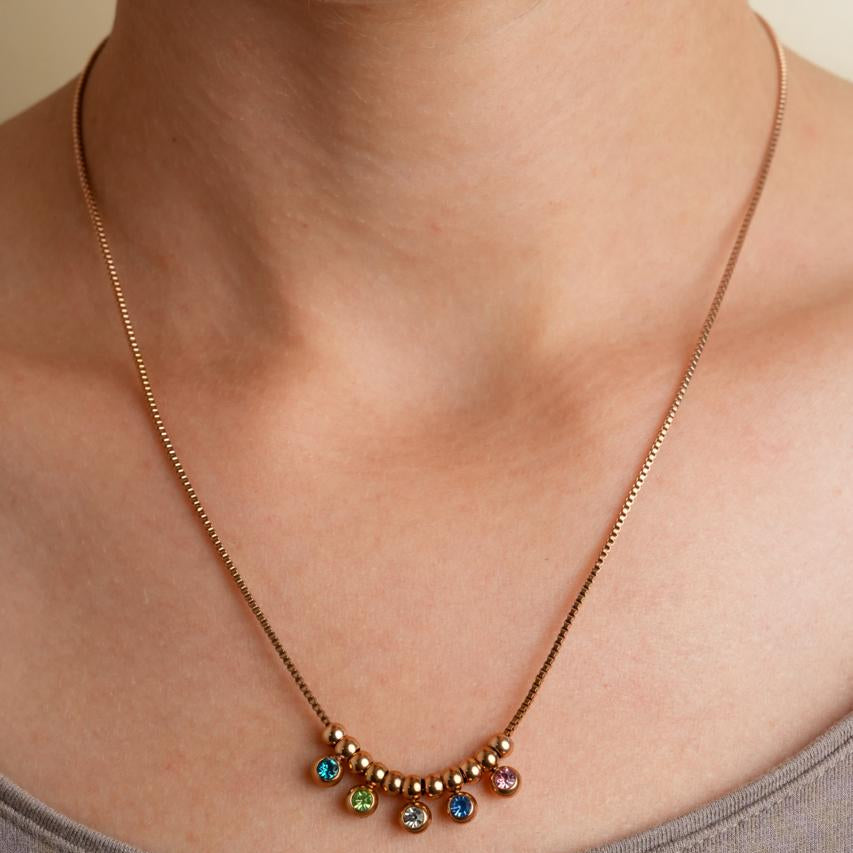 5 Studded Multicolor Chain