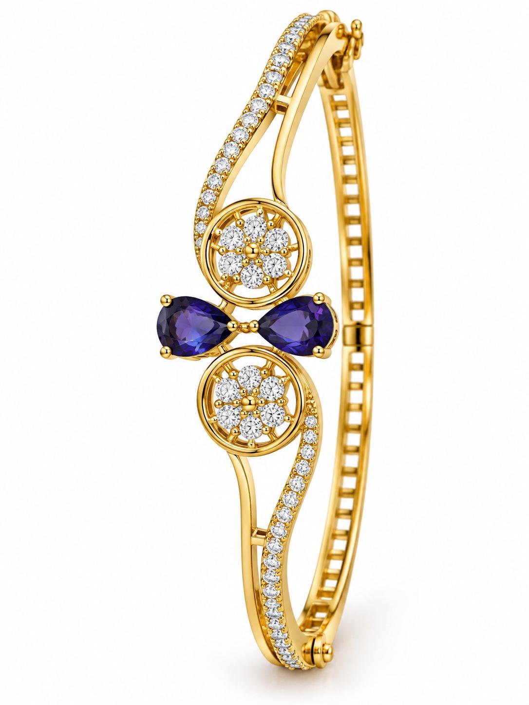 Ruby Garden Grandeur Bangle