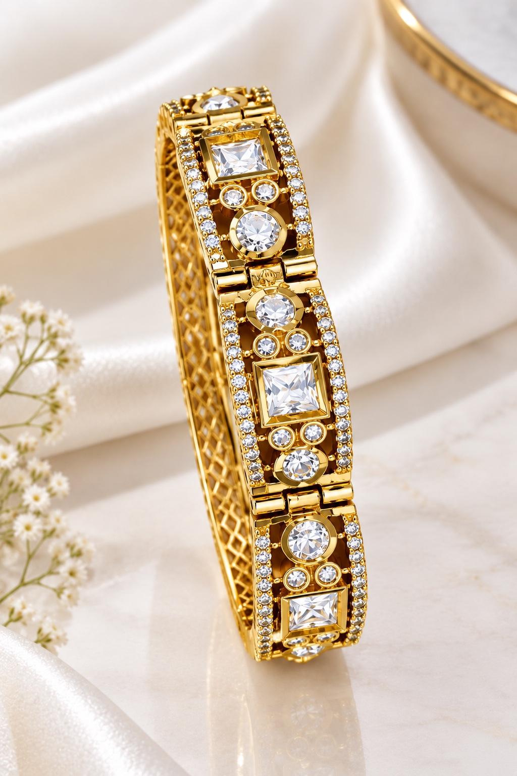 Imperial Baguette Luxe Bangle