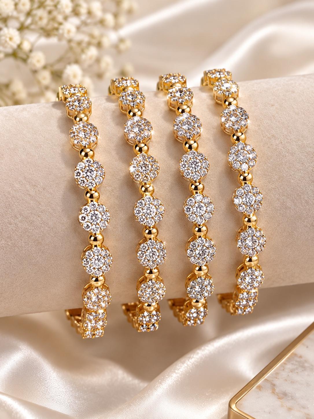Imperial Floral Link Bangle