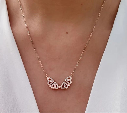 Studded Flower Magnetic Pendant Chain
