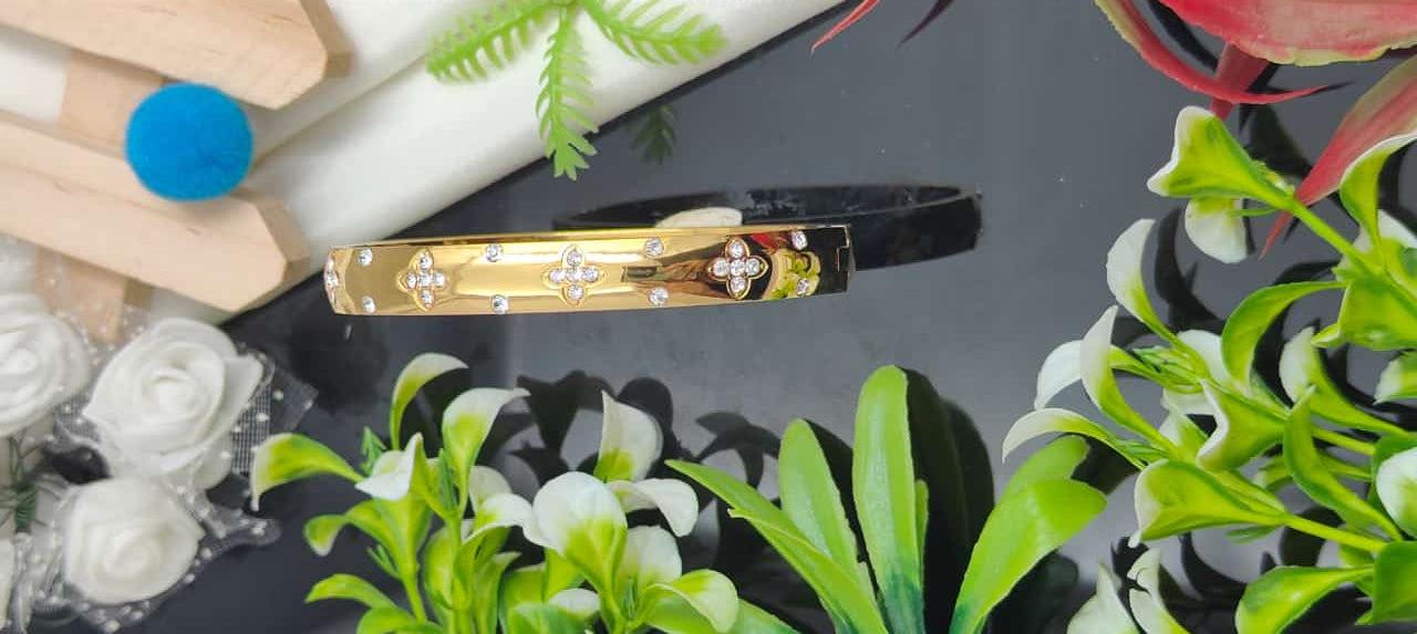 Rounded studed Bangle
