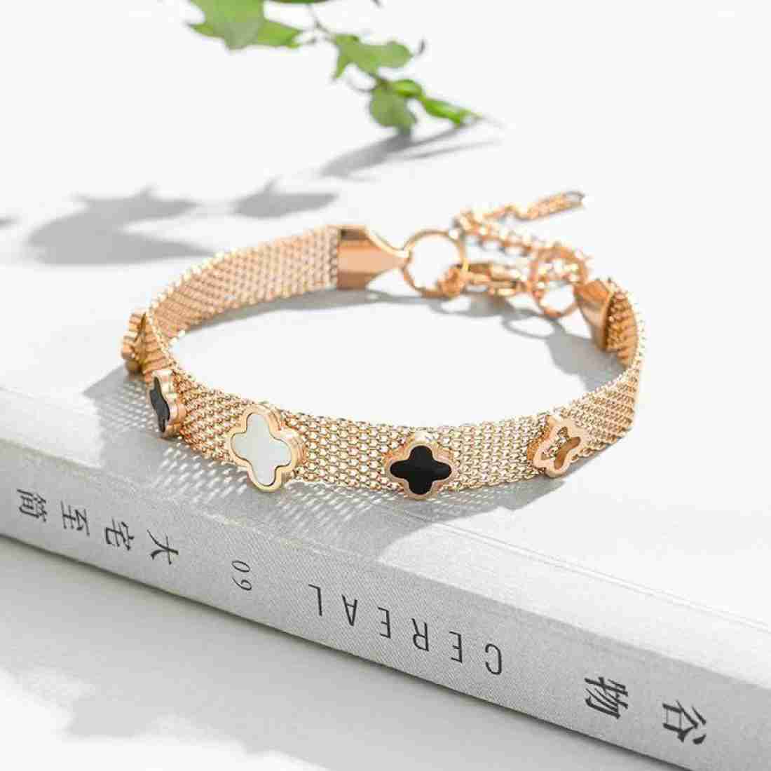 Mesh Bank leaf Bracelet
