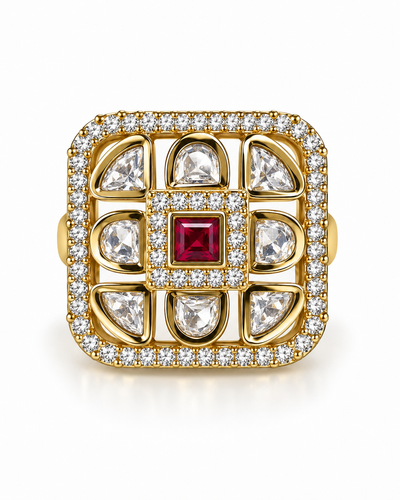 Imperial Ruby Mosaic Ring