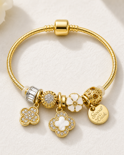 Floral Gold Bracelet