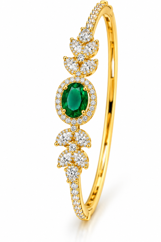 Aurelia Ruby Pavé Bangle