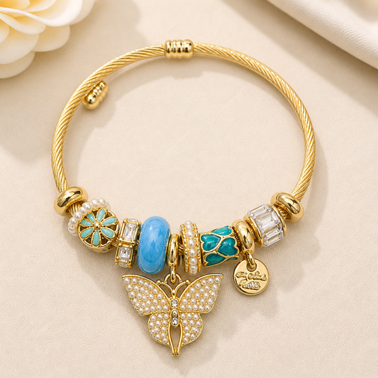 Butterfly Charm Bracelet