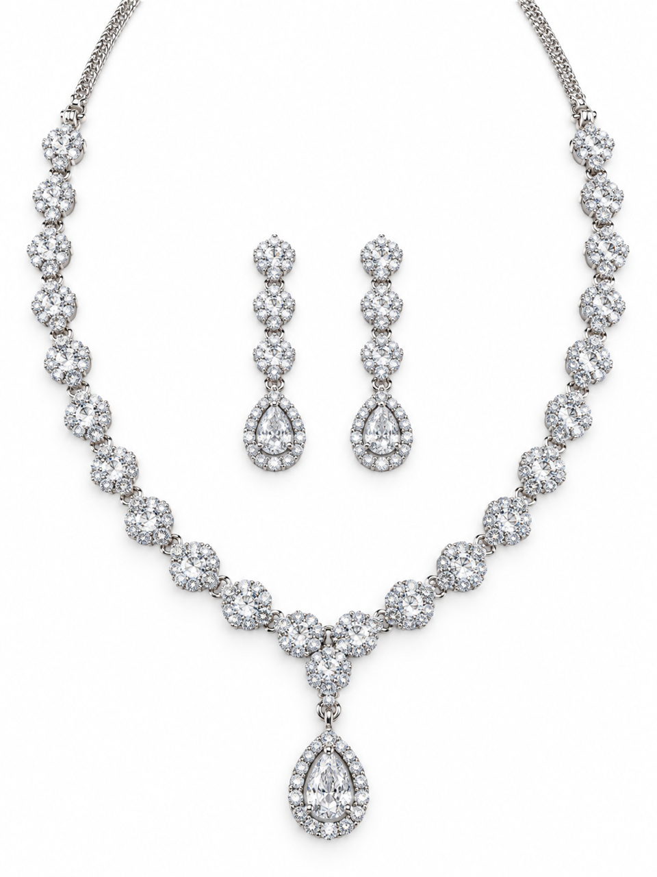 Regal Teardrop Diamond Set