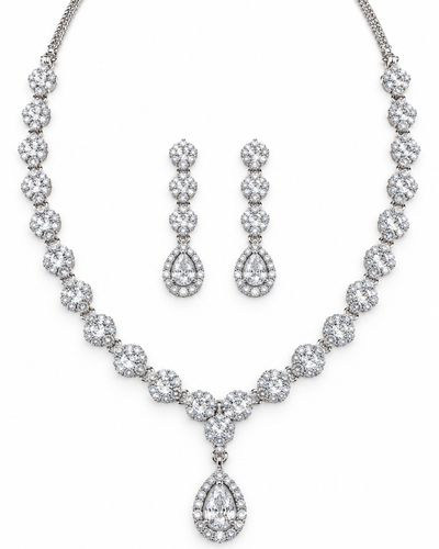 Regal Teardrop Diamond Set