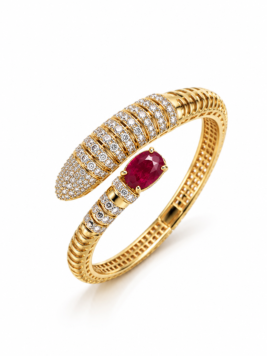 Ruby Royale Duo Bangle