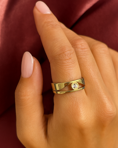 Statement Solitaire Stylish Ring