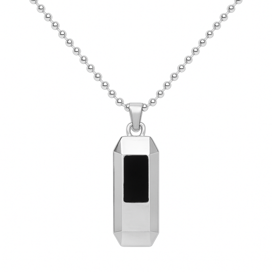 Sleek chain with Silver Luxury Pendant