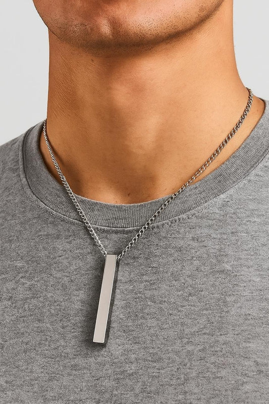 Bold Silver Pendant Chain