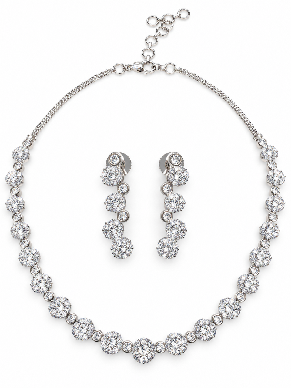 Celestial Bloom Diamond Set