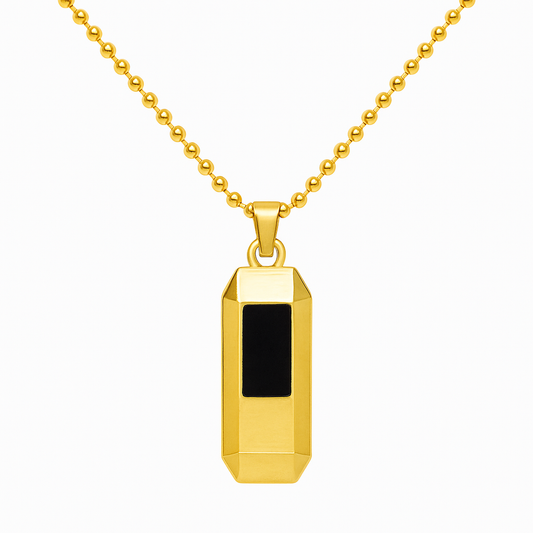 Sleek chain luxury Gold Pendant