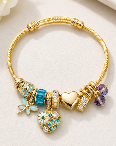 Turquoise Heart Bracelet