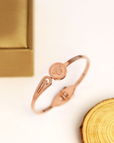 Medusa-Inspired Rose Gold Cuff