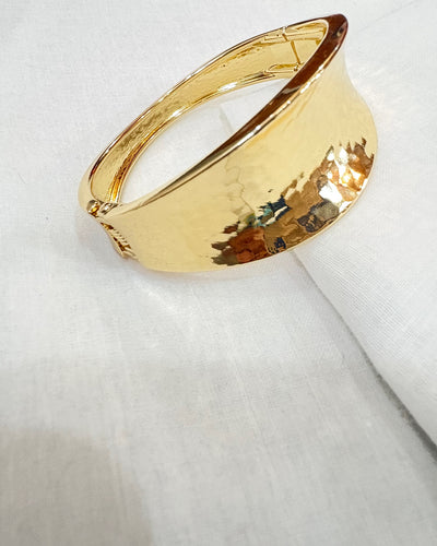 Textured Gold Cuff