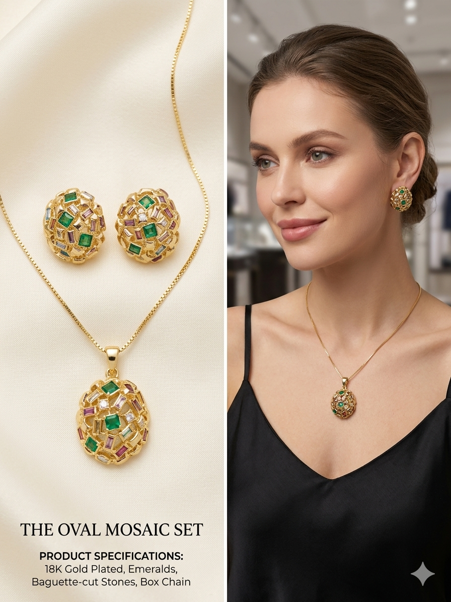The oval Mosaic Set