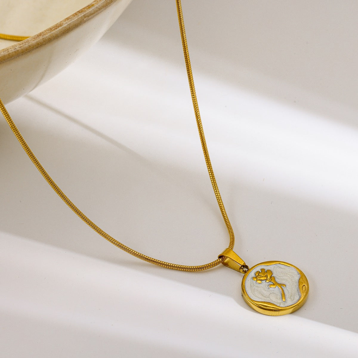 Round Electroplated Jewerly Set