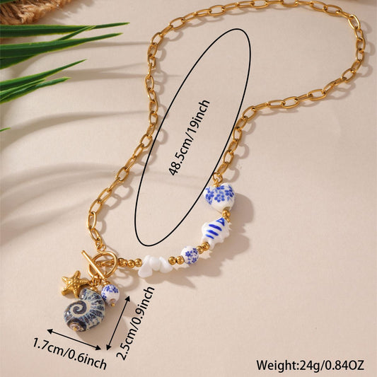 Seashell Charm Chain