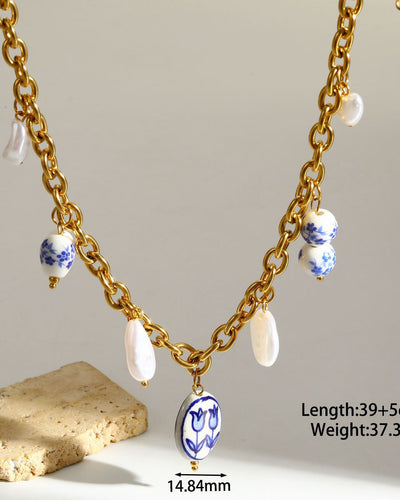 Ceramic Charm Chain