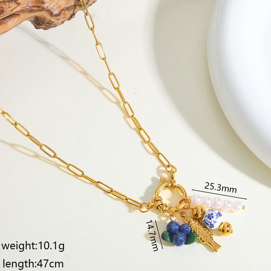 Floral Charm Necklace