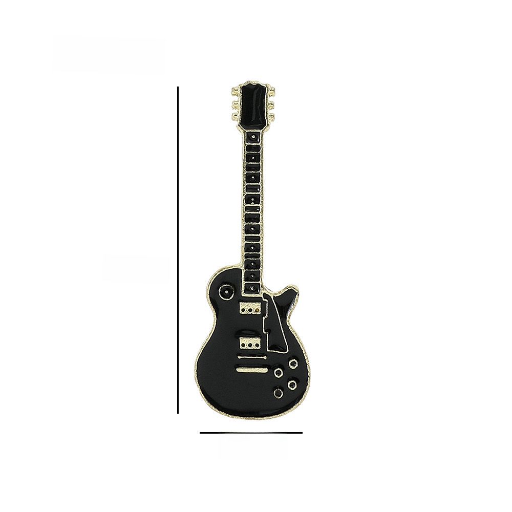 Rock style guitar broach