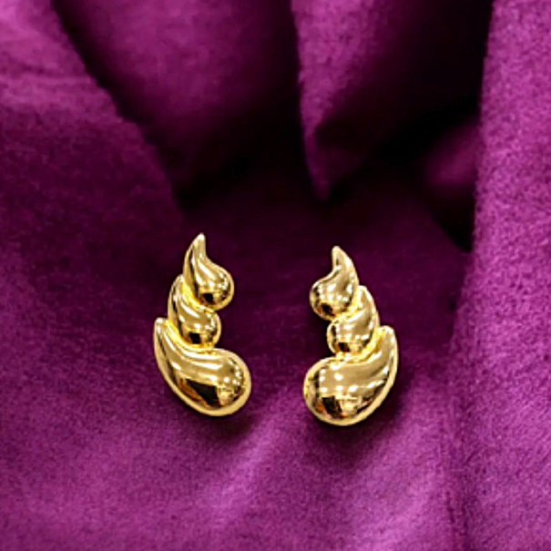 Stylish Triple Droplet Earrings