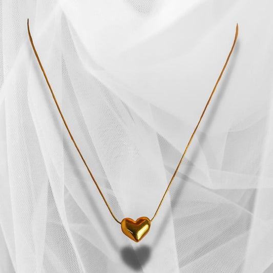 Sleek Chain Heart Pendant