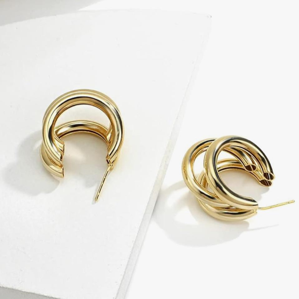 Triple Hoop Earrings