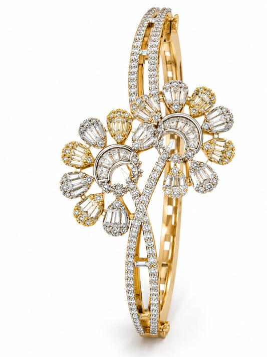 Imperial Blossom Vine Bangle
