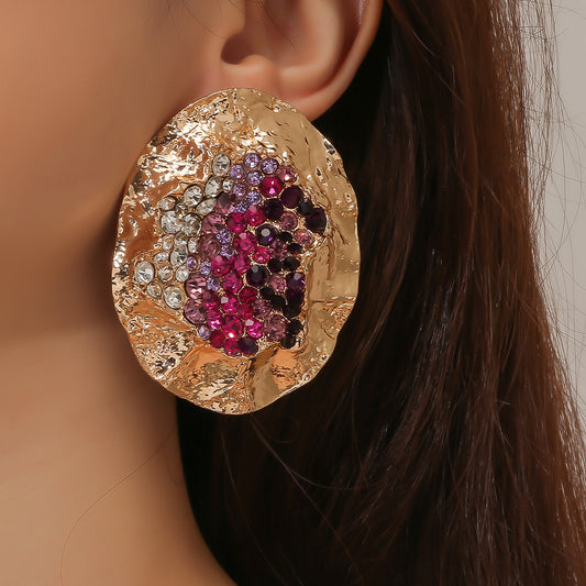Oval Stone Stud