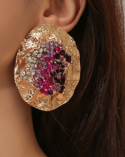 Oval Stone Stud